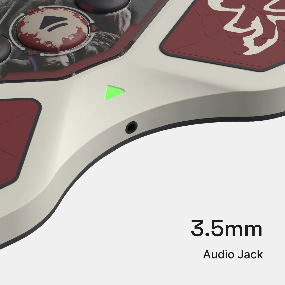 HJK Hitpad Akuma leverless controller - 3.5mm audio jack