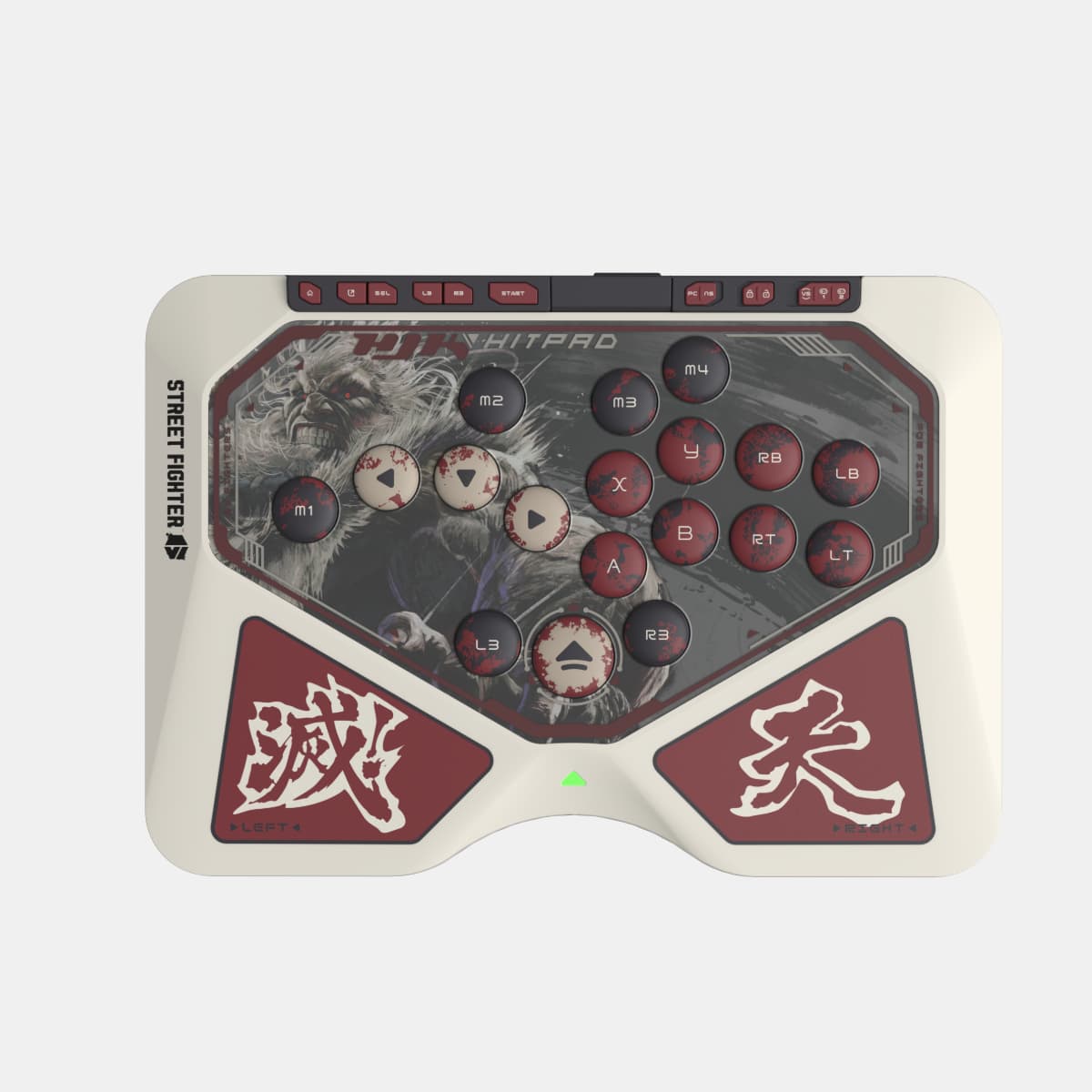 HJK Hitpad Akuma leverless controller - front view