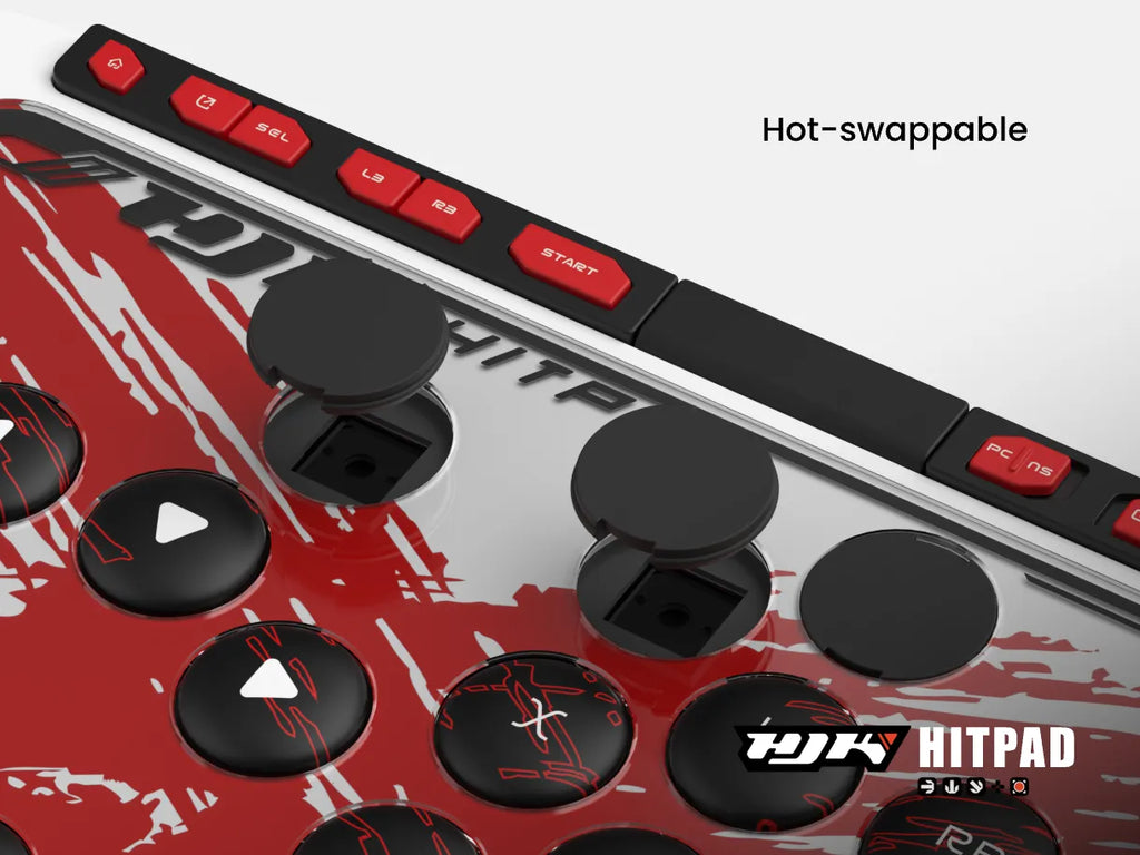 anti-mistouch button plugs on hjk hitpad leverless controller