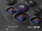 hot-swappable button on hjk hitpad controller