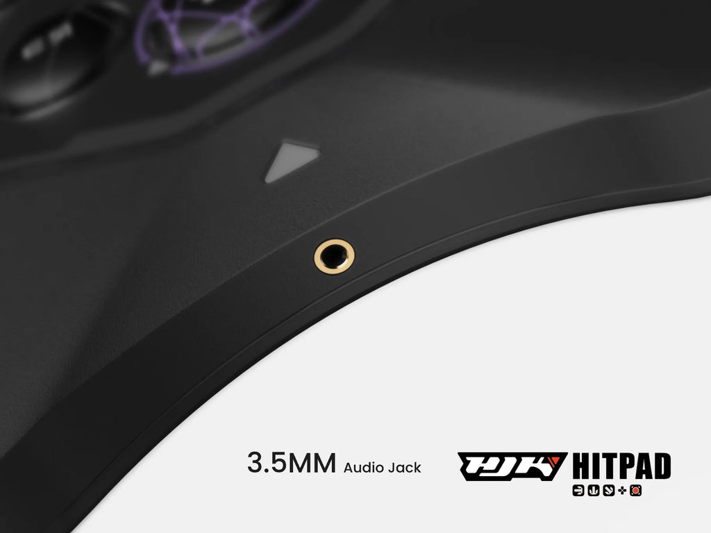 3.5mm audio jack of hitpad black leverless controller