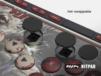 anti-mistouch button plugs on hitpad akuma leverless controller