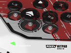 hot-swappable cap switch of hjk hitpad leverless controller