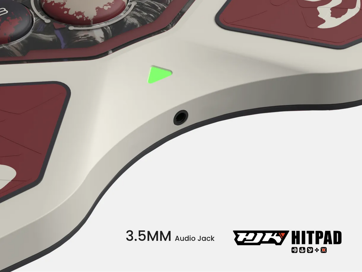 3.5mm audio jack on hitpad akuma leverless controller