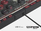 usb-c cable connected to hitpad akuma leverless controller