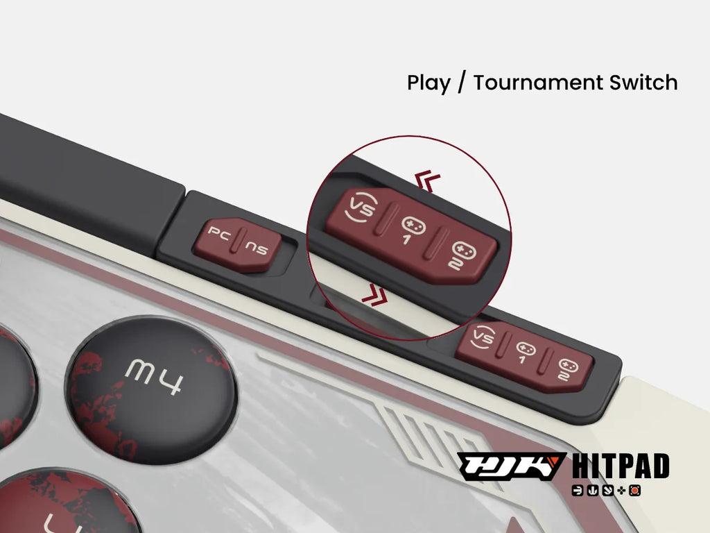 mode switch on hjk hitpad akuma leverless controller